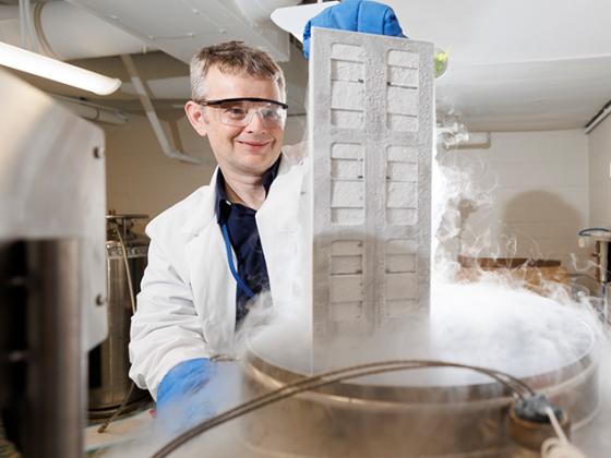 Researcher in a Lab
